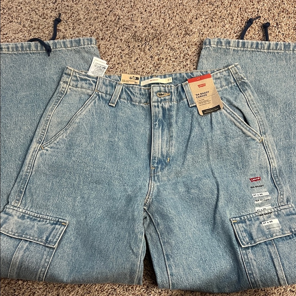 Levi's Denim Cargo Pants with Pockets